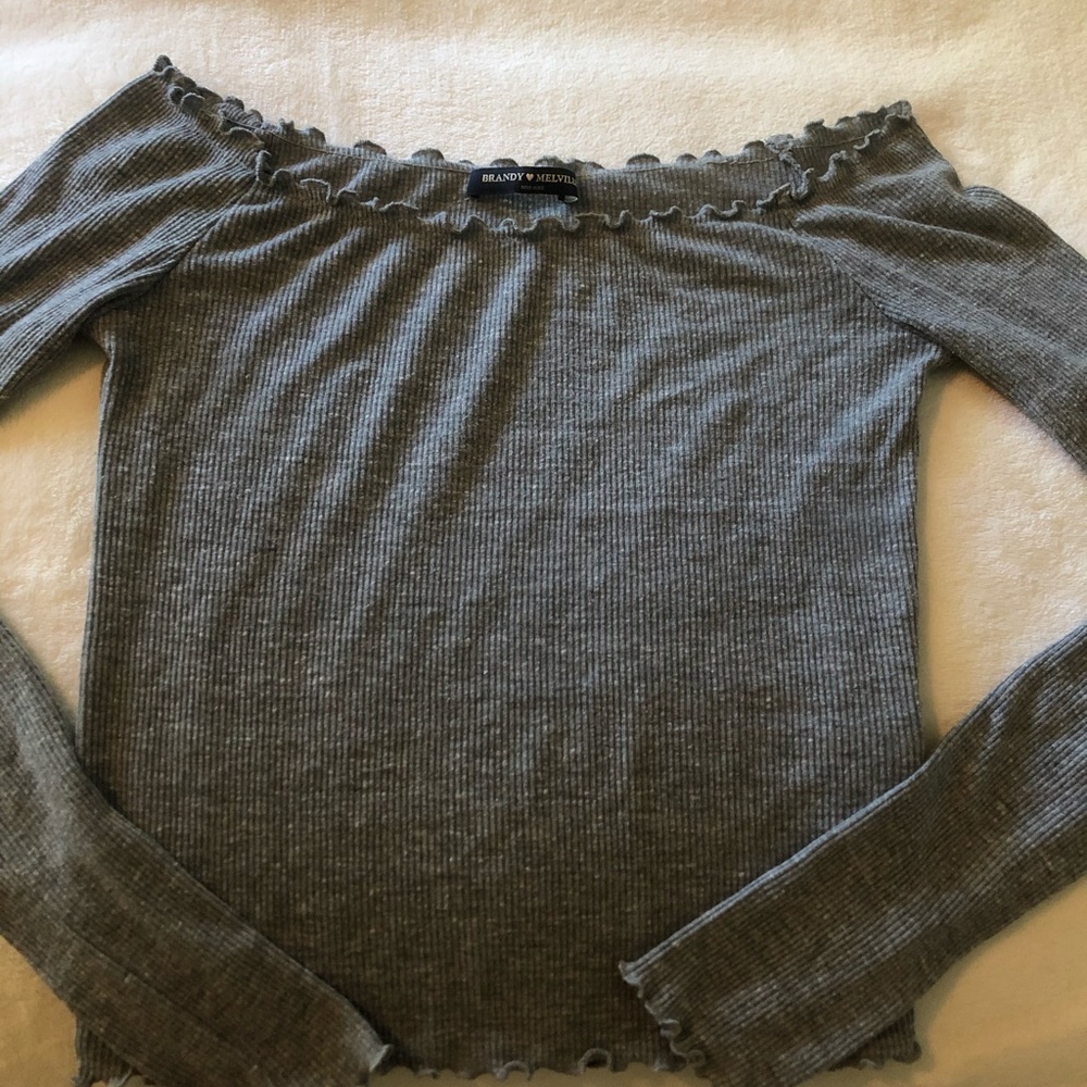 Brandy Melville Off the shoulder long sleeve